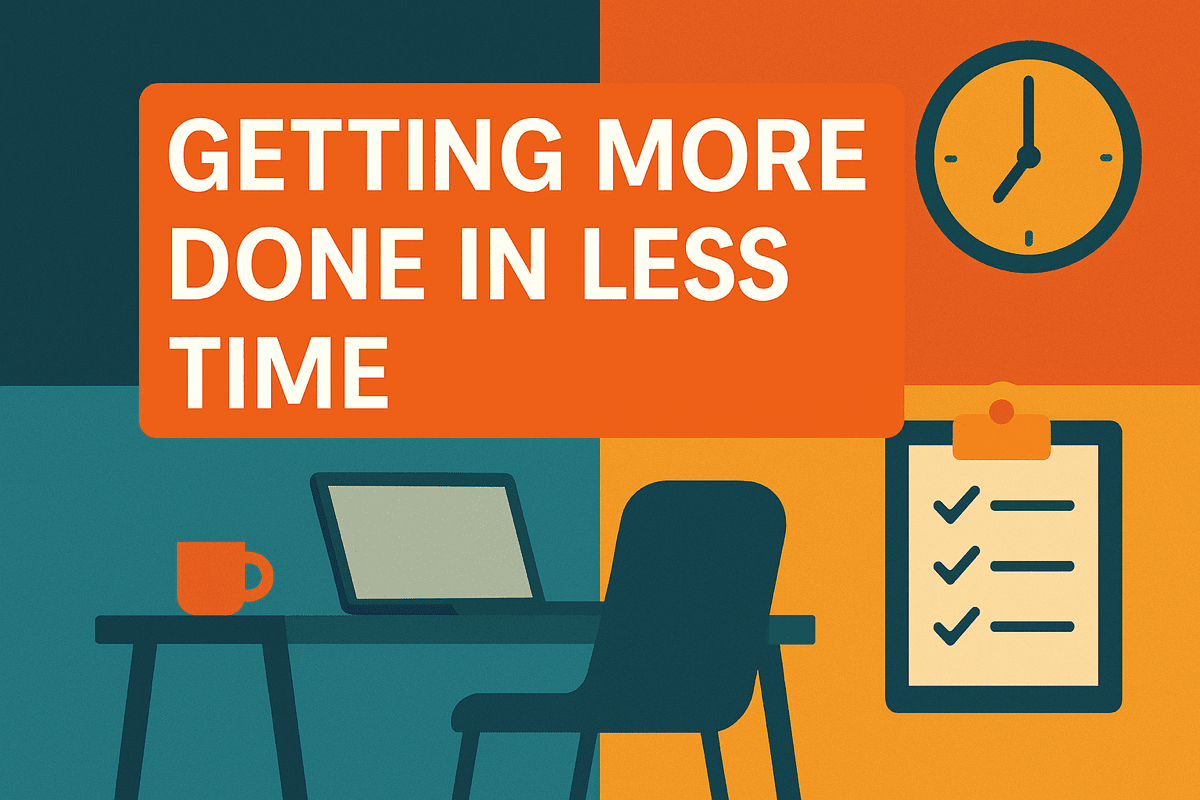 GETTING MORE DONE IN LESS TIME